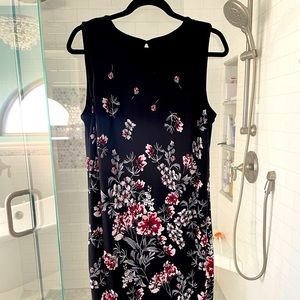 White House Black Market, reversible dress, stretchy, size medium